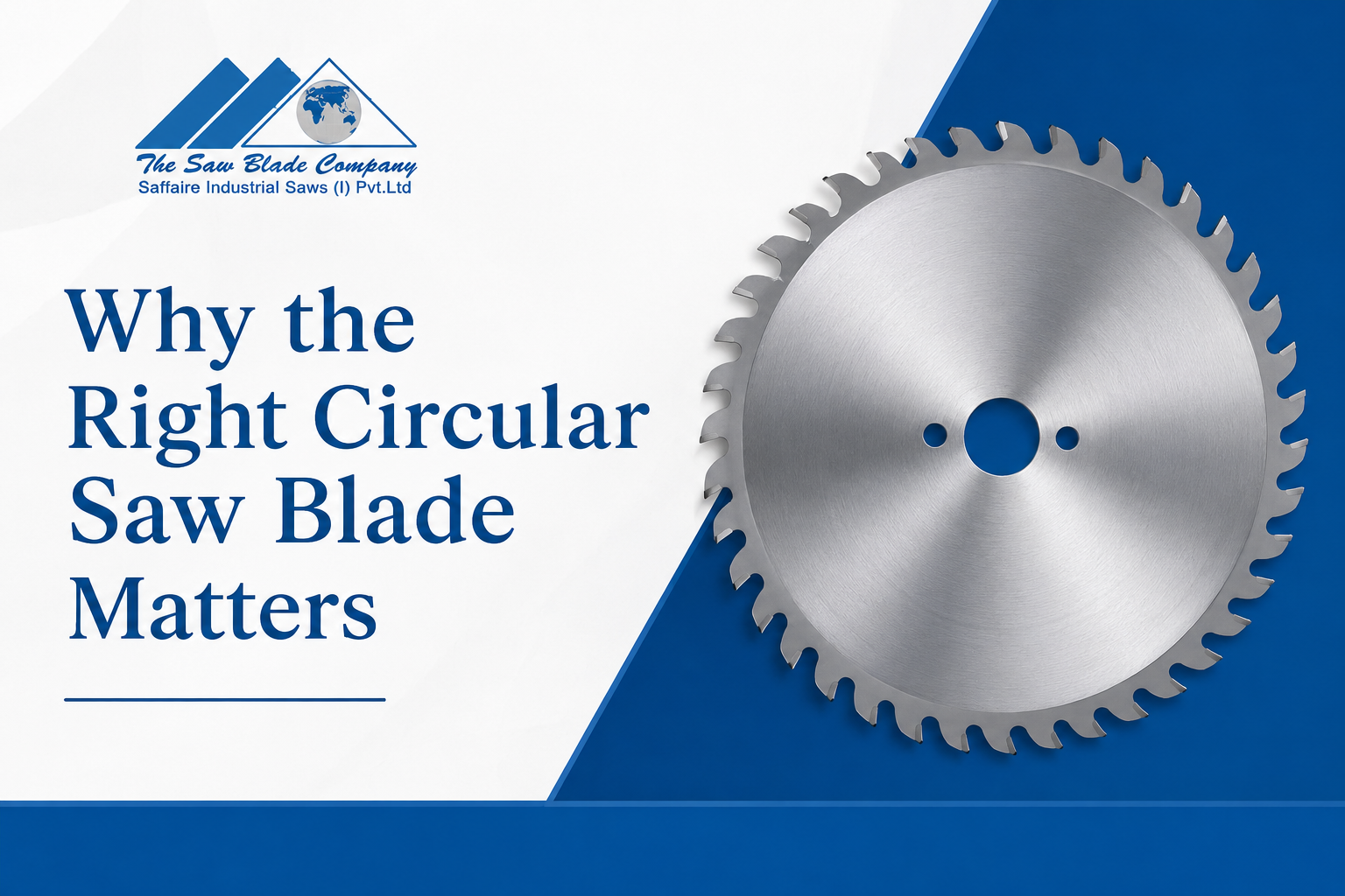 Why the right circular saw blade matters for accurate and efficient cutting